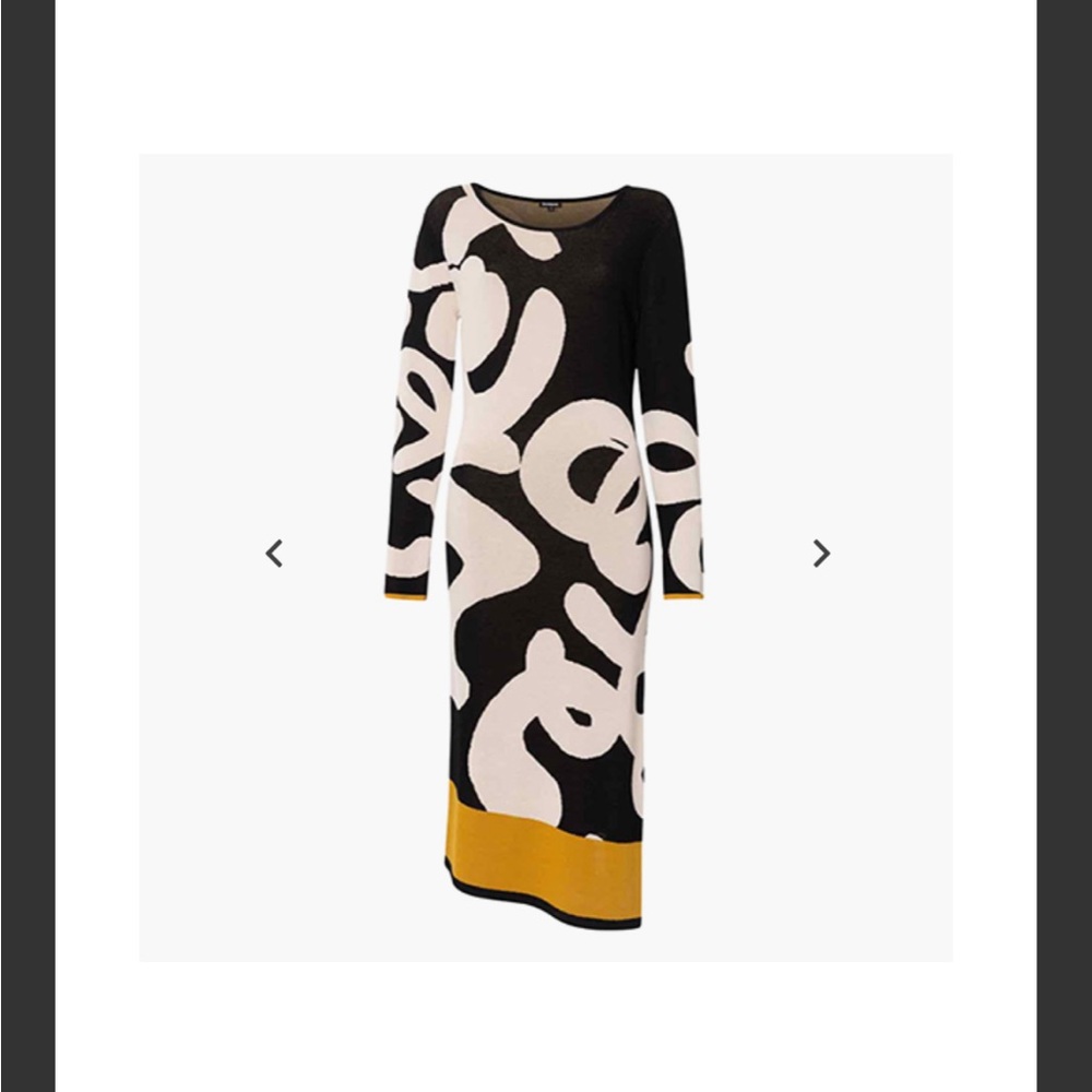 NWT - Medium Desigual Moremore Dress with Long Sleeves - Picture 6 of 10